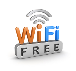 Free WiFi im Ferienhaus Brausewind Otterndorf. Bild © Copyright https://www.shotshop.com